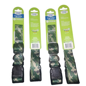 NEW FOUR - Forever Pals Dog Collar Size Large 23” Around Mossy Oak Camo Nylon